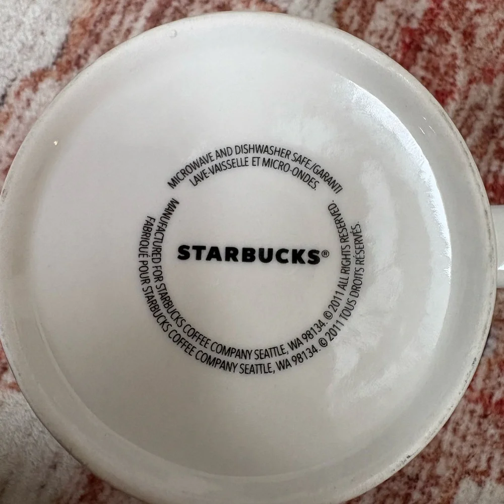 Memphis Tennessee Global Icon Starbucks Coffee Collector Mug 2011 **chip on rim*
